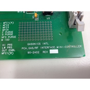 Novellus/Gasonics 90-2402 PCA,GAS/RF Interface Mini-Controller